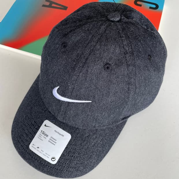 Nike ball cap 나이키 스우시 데님 볼캡 모자