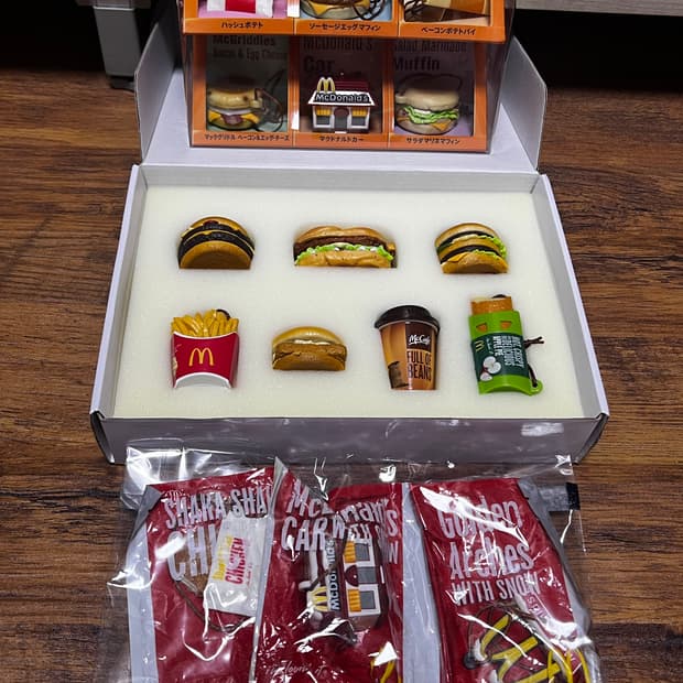 맥도날드 푸드 스트랩 일괄 무료배송