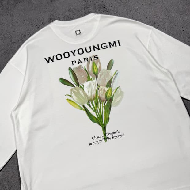 WOOYOUNGMI 우영미 플라워 롱 슬리브