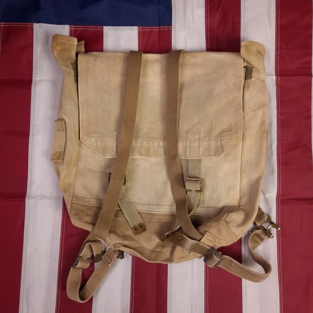 오리지날 WW2 40's P37 영국군 캔버스 백