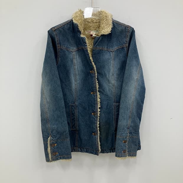 아베크롬비 쉐르파 안감 데님 자켓 M
