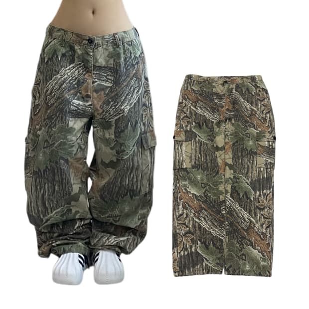 USA OG 리얼트리 와이드 카고 워크팬츠