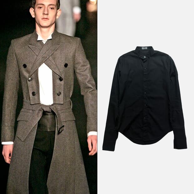 디올옴므 AW06 Wing Collar Shirts