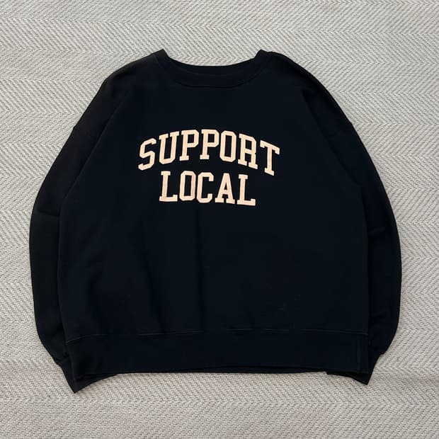 헤인즈 레터링 스웻셔츠 r3427