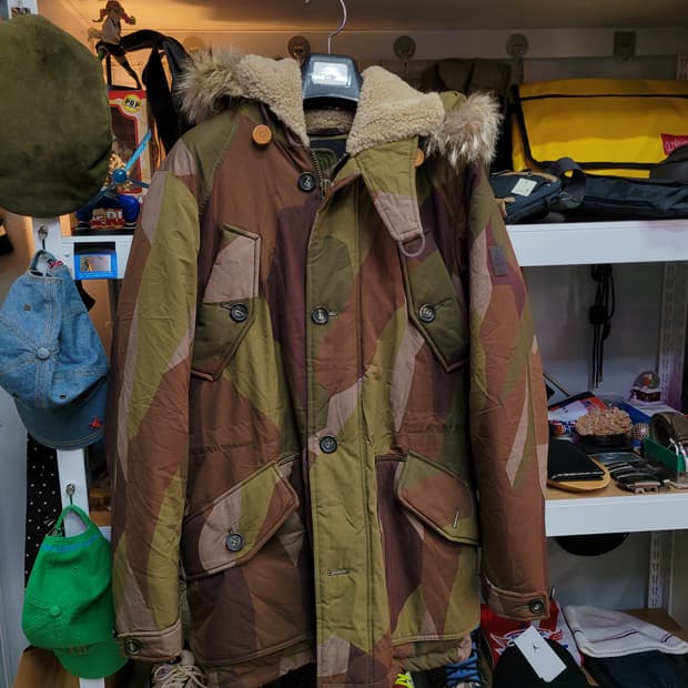 Penfield 펜필드 카모 패턴 후드 퍼 패딩 점퍼