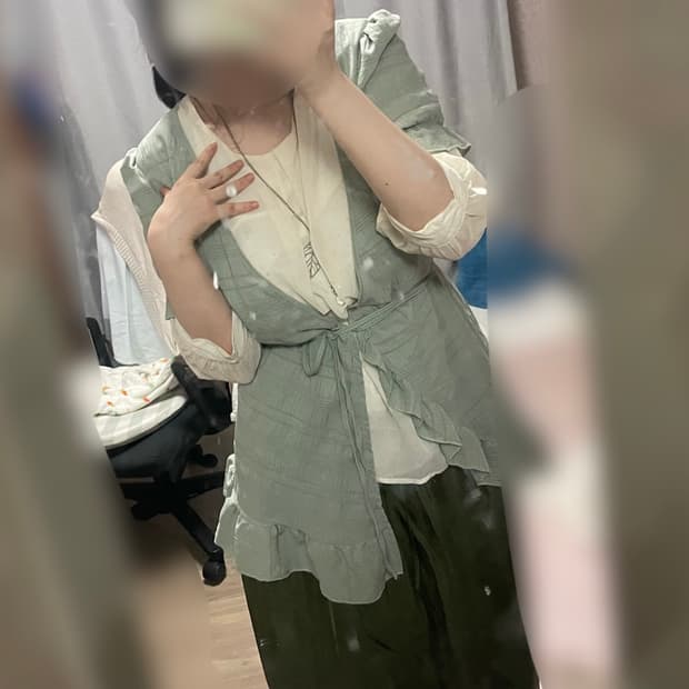 연잎밥 연꽃 빈티지 코디 세트 | 페어리 모리걸 | 랩 도트 민트