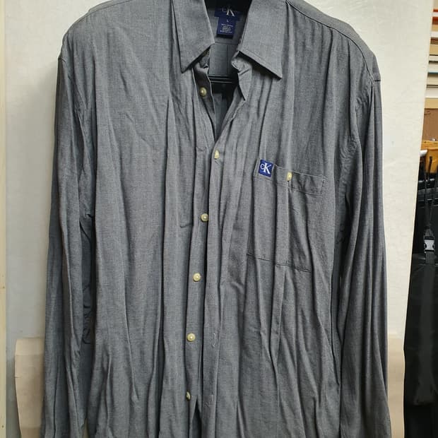 Ck 켈빈 클레인 플리츠 셔츠 