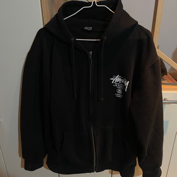 스투시 월드투어 후드집업 