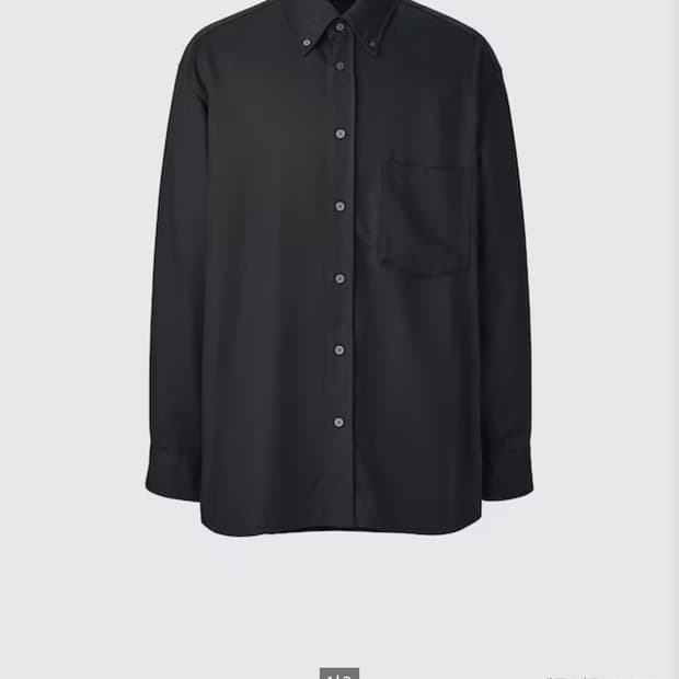 유니클로u  드레이프셔츠 L