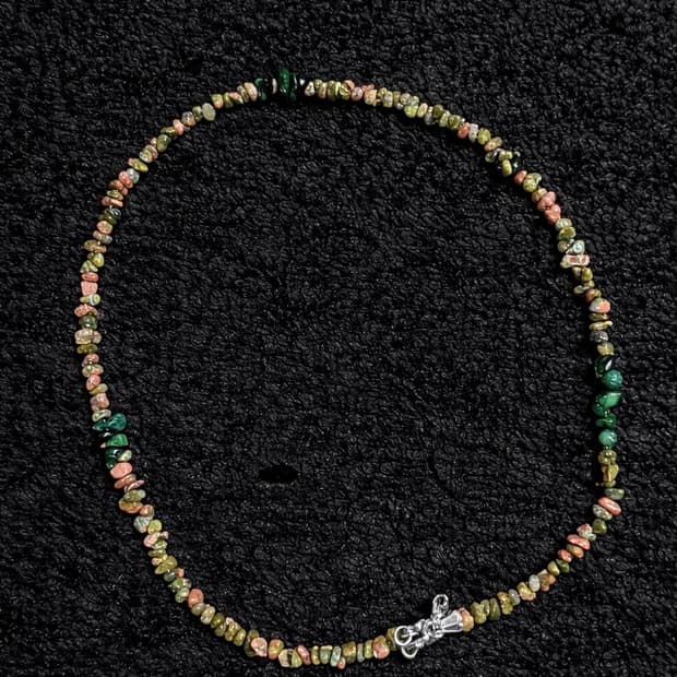 핸드메이드 원석 목걸이