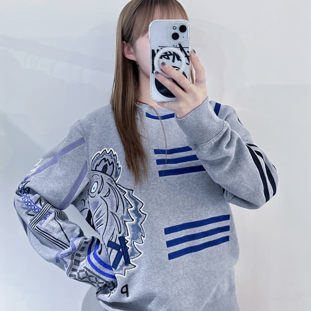 겐조 자수로고 타이거 맨투맨