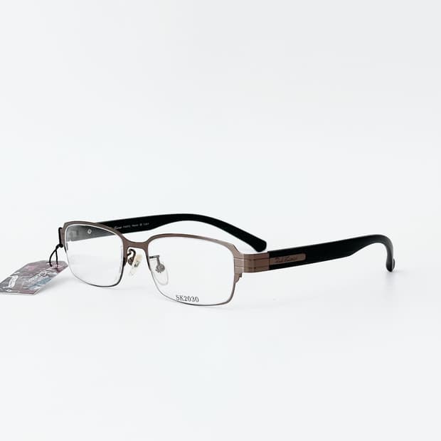 Paul Hueman 브라운 우드템플 데드스탁 빈티지안경