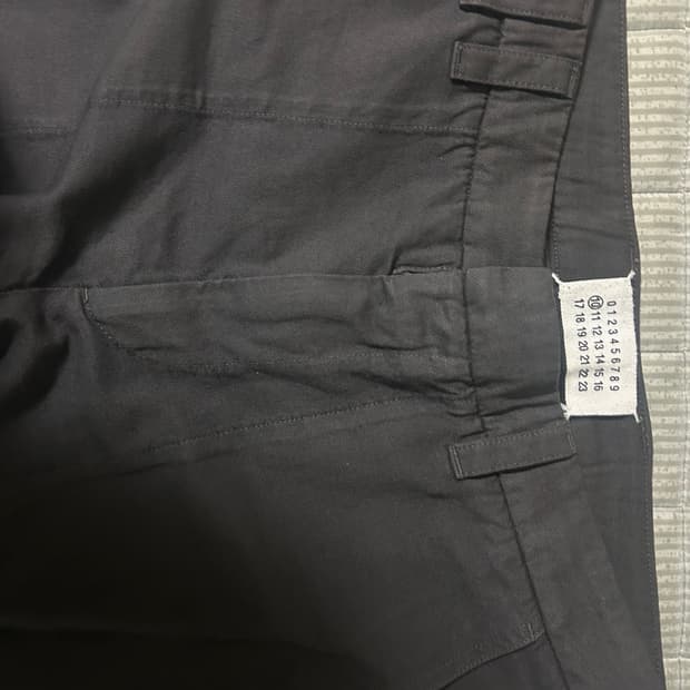 마틴 마르지엘라 울 코튼 팬츠