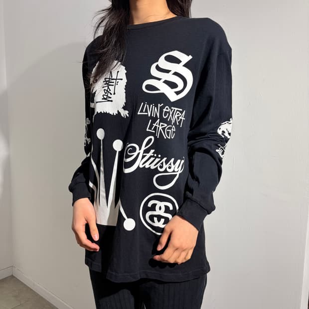 스투시 8볼 긴팔 티셔츠