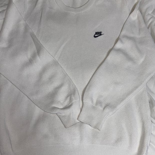 나이키 화이트 니트