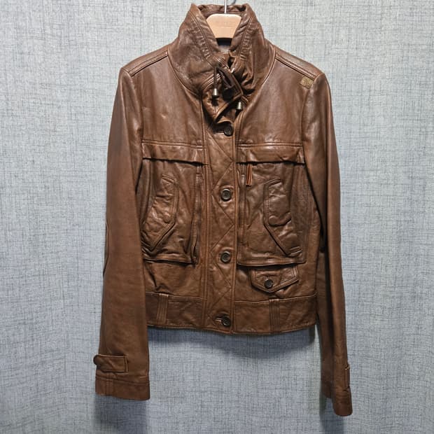 써스데이아일랜드 여성 양가죽 자켓 