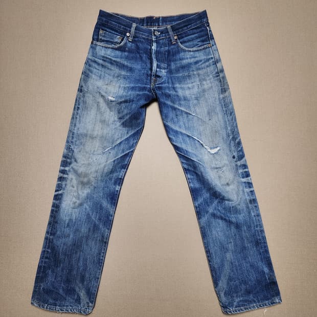 태국산 Levi's 501 Big E 셀비지 데님 팬츠