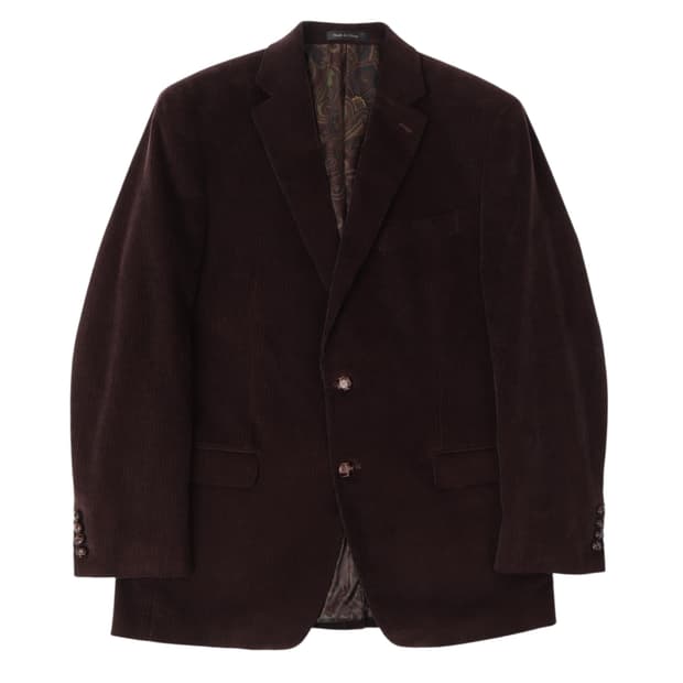 로렌 랄프로렌 브라운 코듀로이 우드 2B 자켓