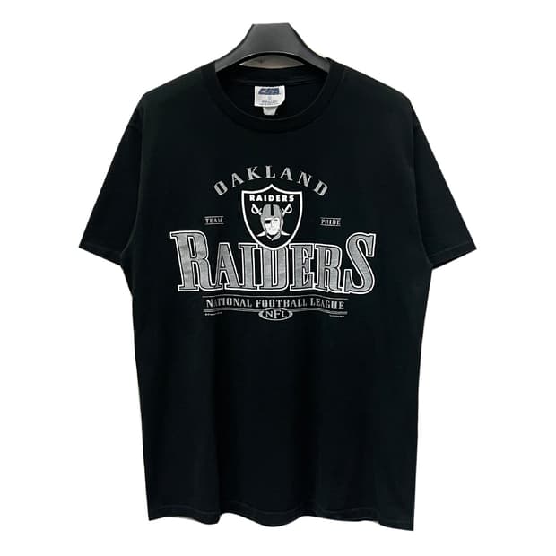 USA CSA NFL 오클랜드 레이더스 빈티지 반팔티 L