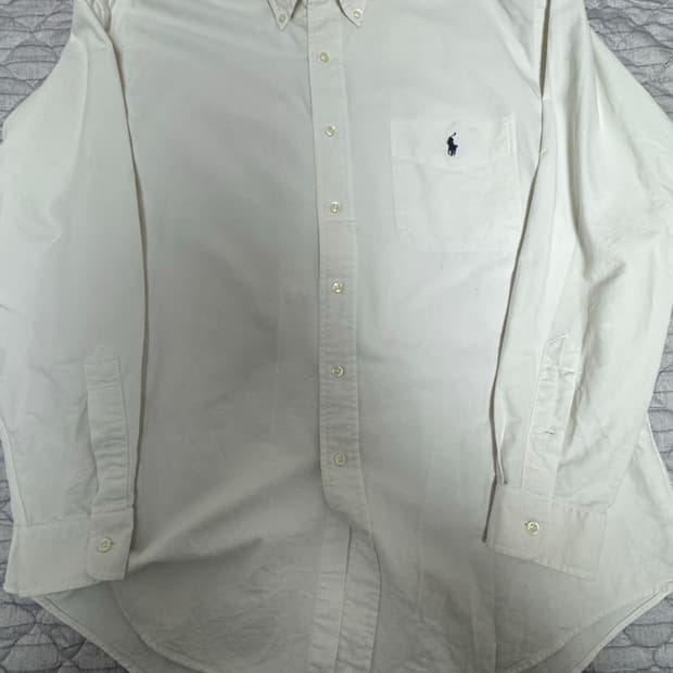 폴로 랄프로렌 화이트 빅셔츠
