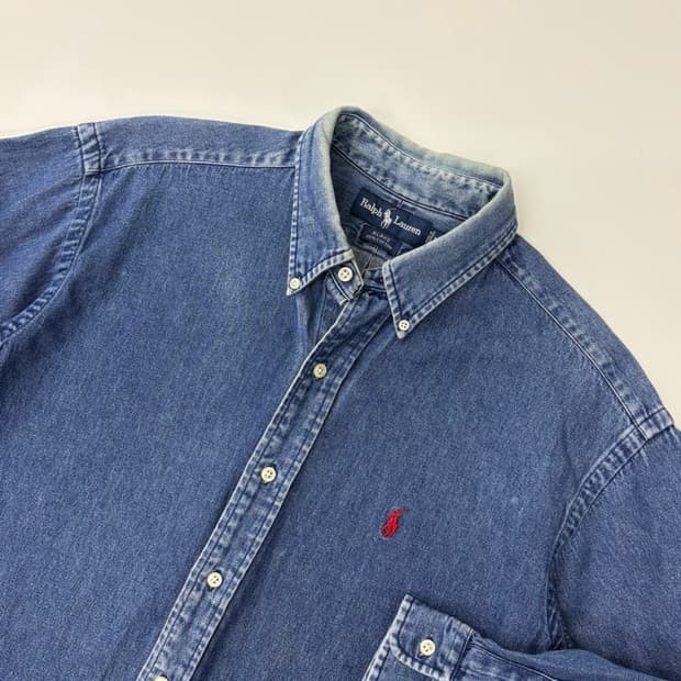 Polo 폴로 랄프로렌 90‘s 블레이크 데님 셔츠