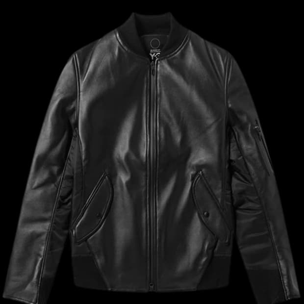 Y-3 하프레더자켓 