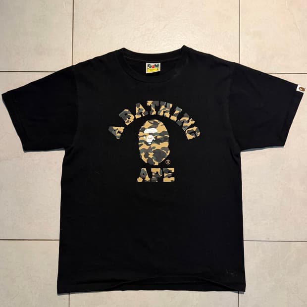 Bape 1st Camo College T-Shirt