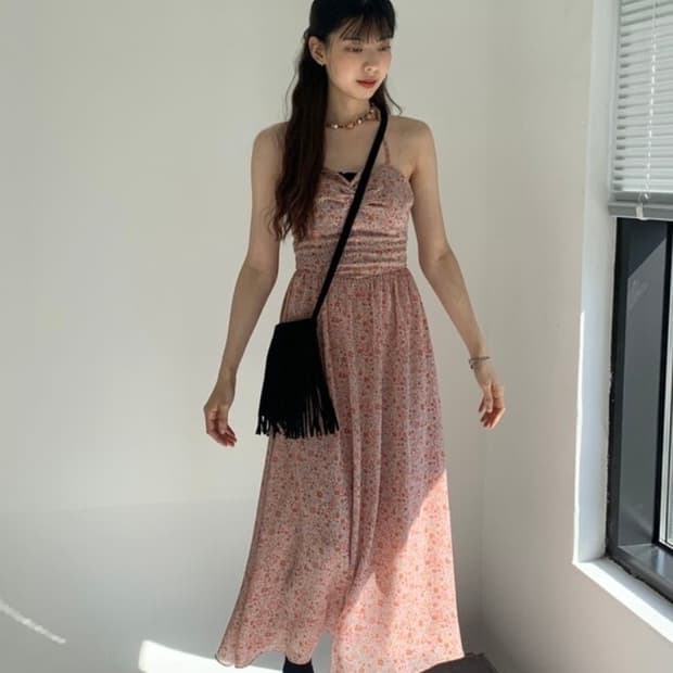 루루서울 Jasmine Double Chiffon Dress 