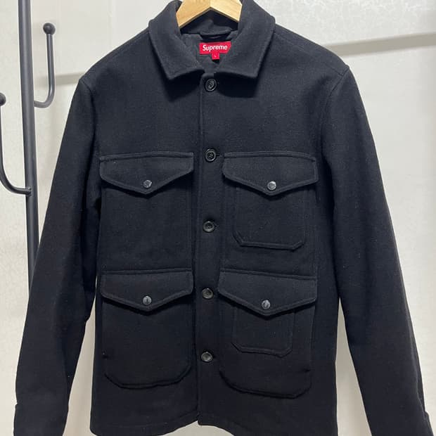 08s 슈프림 울 크루저 자켓 코트