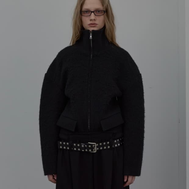 새제품 LCDC BOUCLE JACKET (BLACK) M