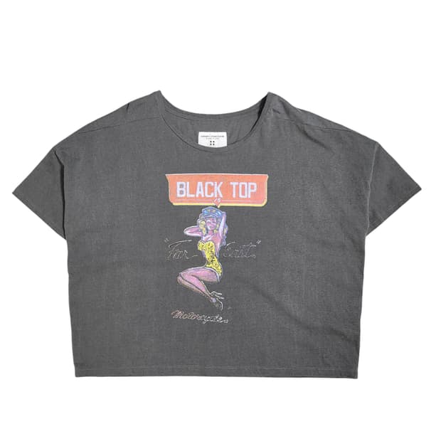 코데즈컴바인 블랙탑 프린팅 반팔 티셔츠