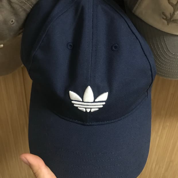 아디다스 트레포일 베이스볼 캡 네이비