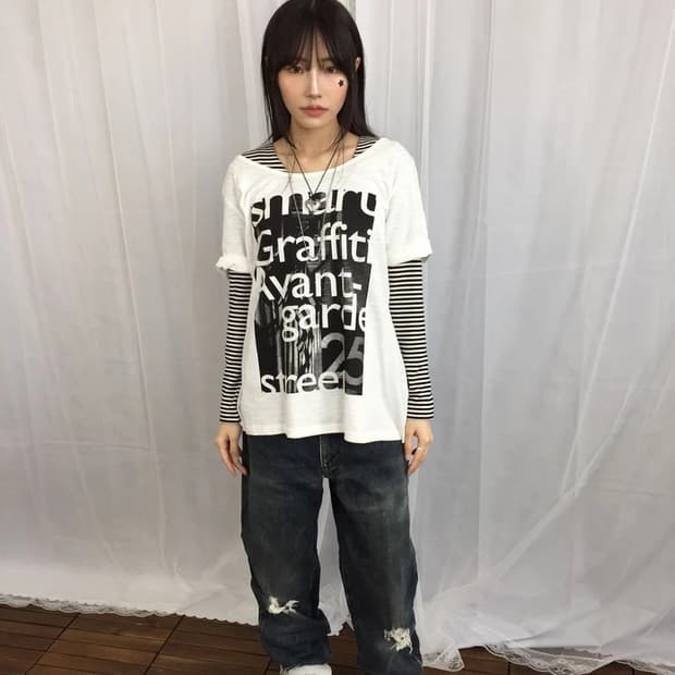 Burnside Ave Graphic Tee White