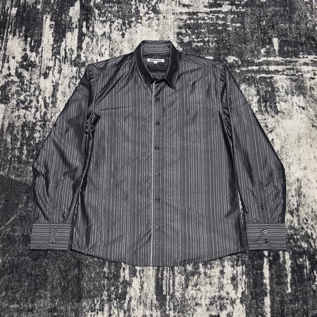 {Semantic Design} Metallic Stripe Shirt 