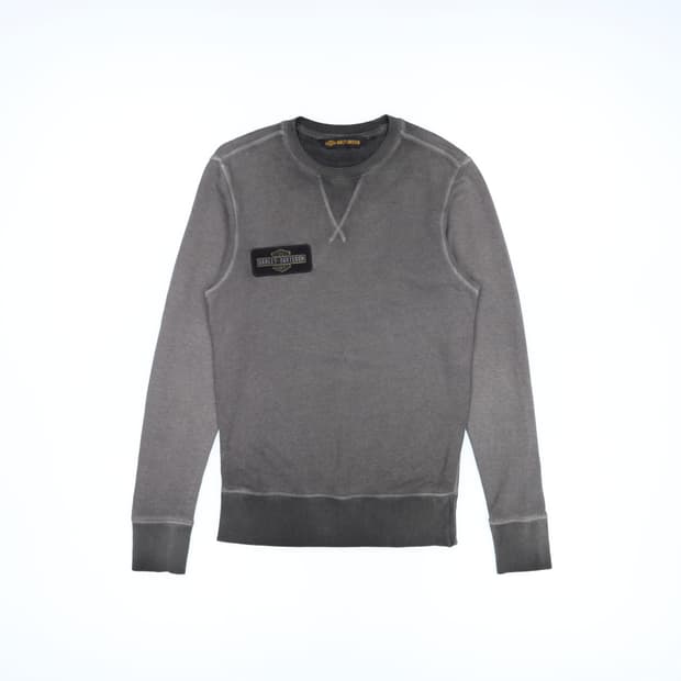 [M정도] 할리데이비슨 남성 크루넥 빈티지 긴팔 맨투맨 티셔츠 N6948