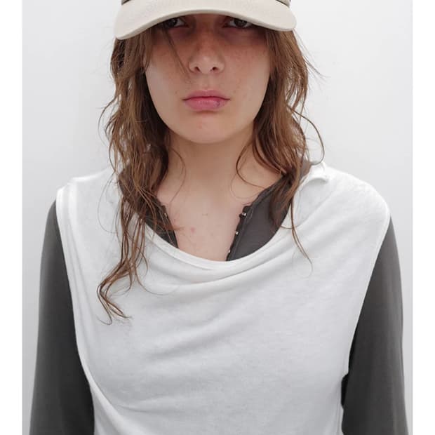 오픈와이와이 YY 그라디언트 볼캡 베이지