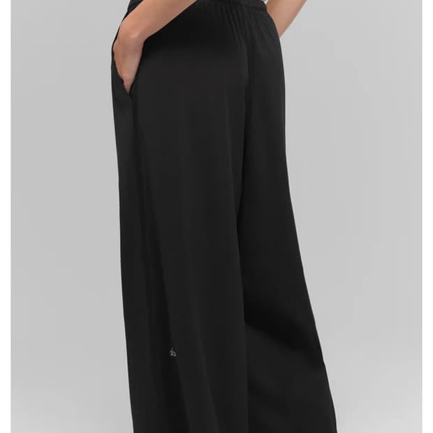 ALO 브리즈 와이드 레그 팬츠 XS 블랙