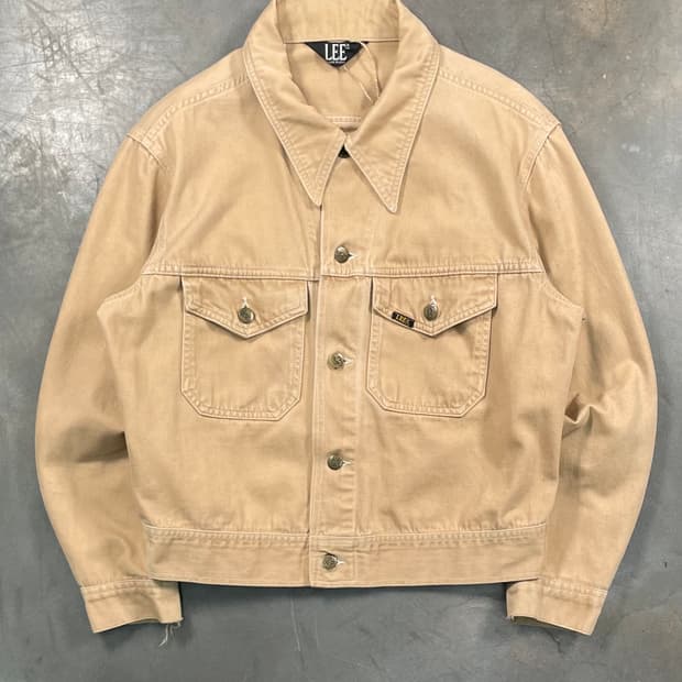 70s Lee USA 몰스킨 트러커 자켓