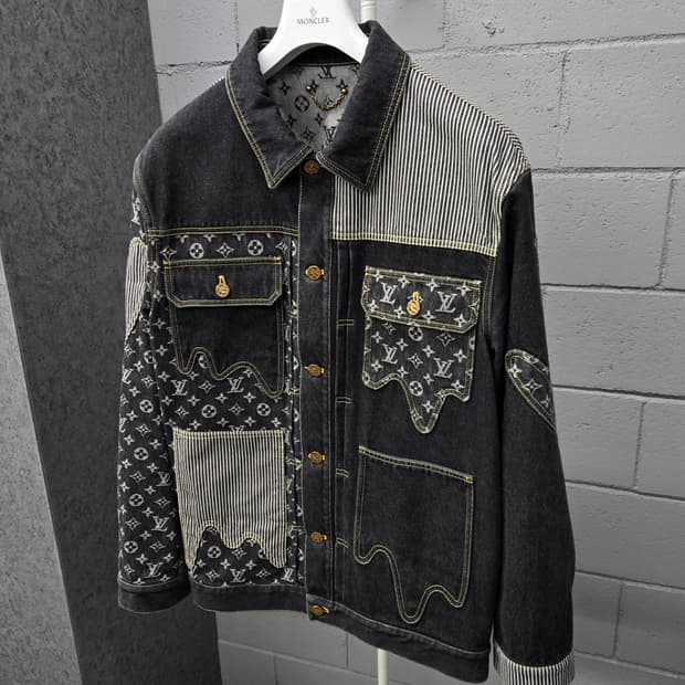 백화점판 / 루이비통 LV 모노그램 니고 크레이지 데님 청자켓 52