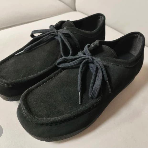 gu 리얼레더 모카신 블랙 270