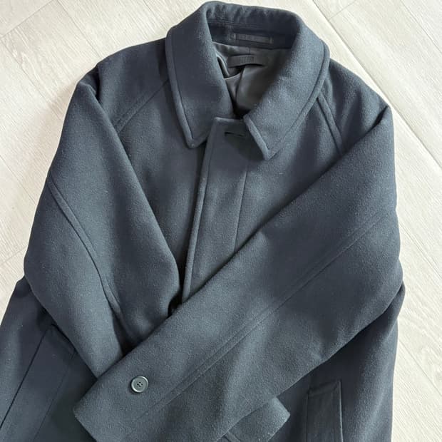 24ss 유니클로 발마칸코트 네이비 L