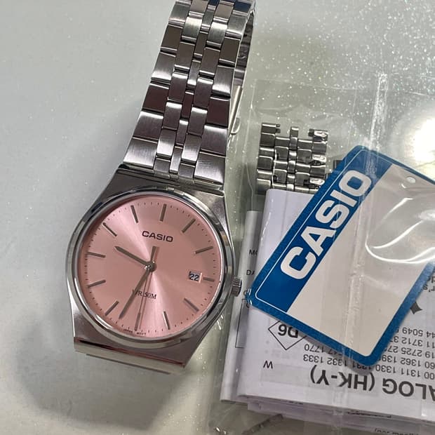 카시오 MTP-B145D 라이트핑크