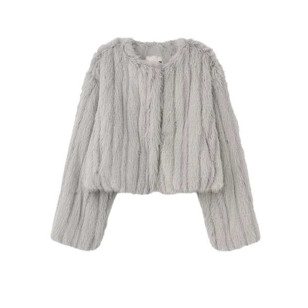 제너럴아이디어 노 카라 퍼자켓