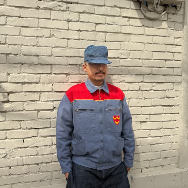 빈티지 올드모델 싸이클리스트 프렌치워크자켓