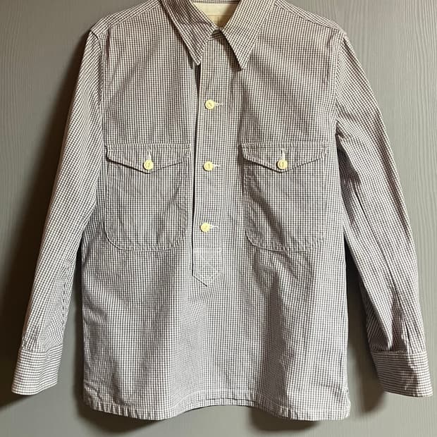 하버색 풀오버 셔츠