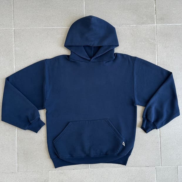 90s 빈티지 러셀 후드 네이비 M USA