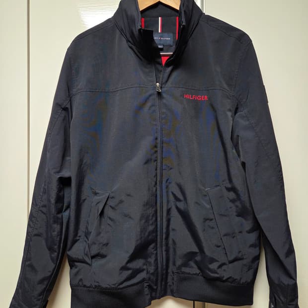타미힐피거 네이비 블루종 자켓 M