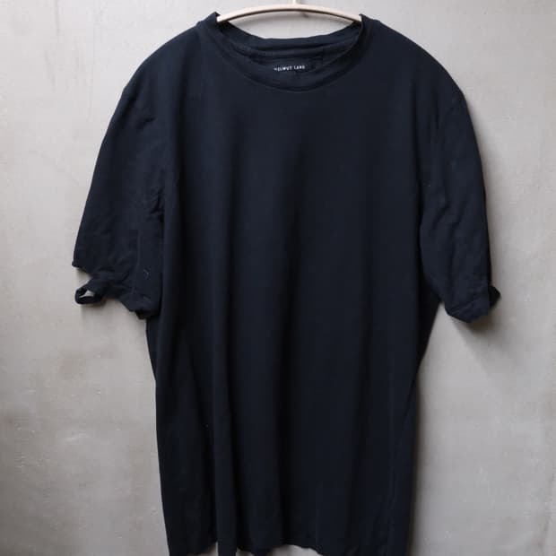 Helmut lang 슬릿 반팔 티셔츠 m