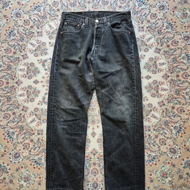 90s 501 블랙진  USA
