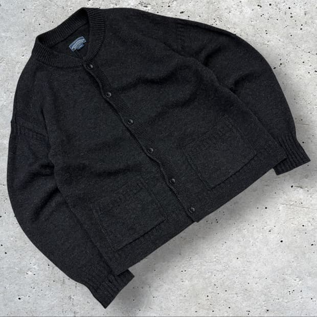 [L] 아웃스탠딩 피셔맨 다크그레이 니트 가디건 C964